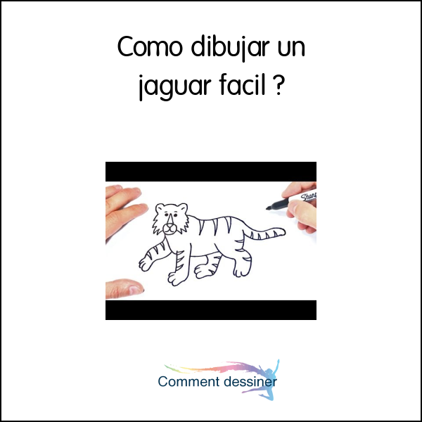 Como dibujar un jaguar facil